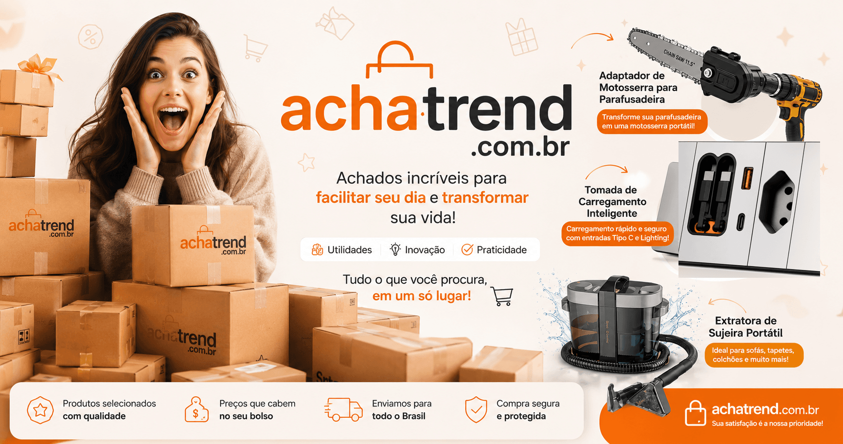 AchaTrend — 9 achadinhos ativos nesta semana
