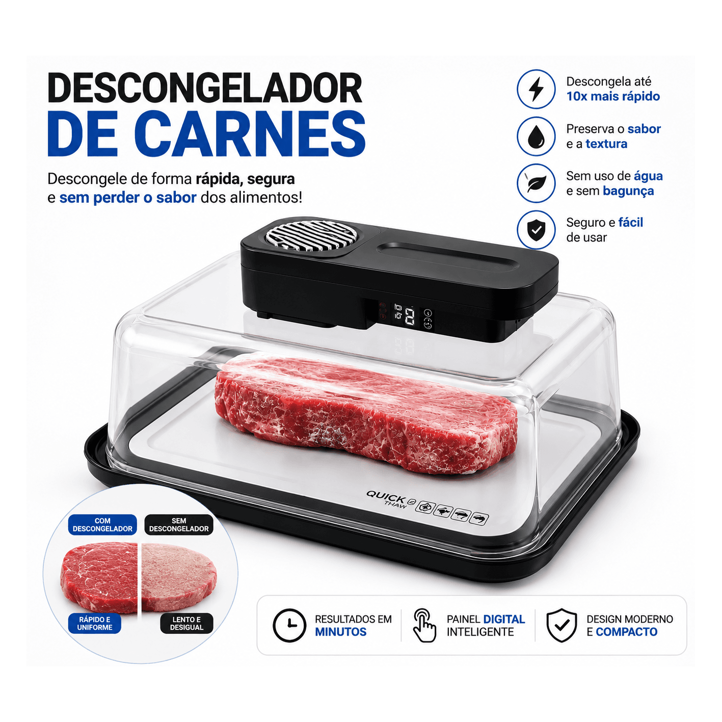 Descongelador de Carnes Quick Thaw